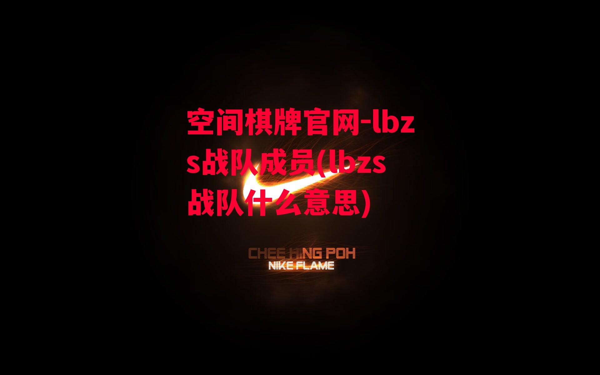 lbzs战队成员(lbzs战队什么意思)